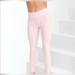 Booty by Brabants Pink Textured Leggings